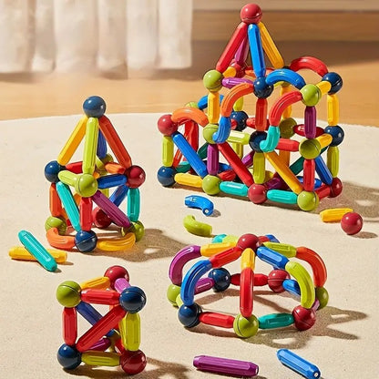 Puzzle magnetic blocks™  كل ما يحتاجه طفلك في علبة واحدة