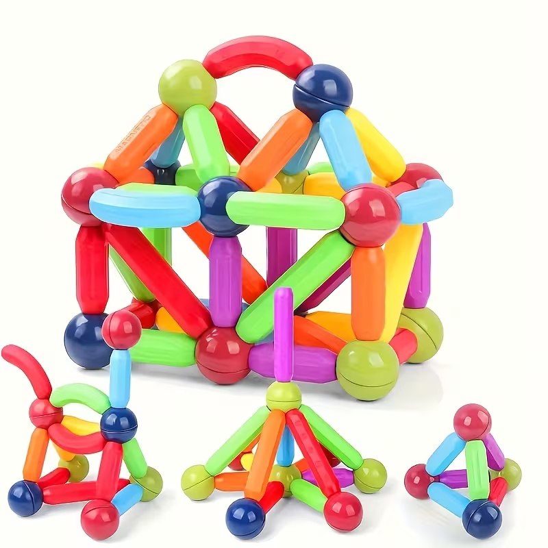 Puzzle magnetic blocks™  كل ما يحتاجه طفلك في علبة واحدة